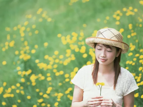 休日を楽しむ女性