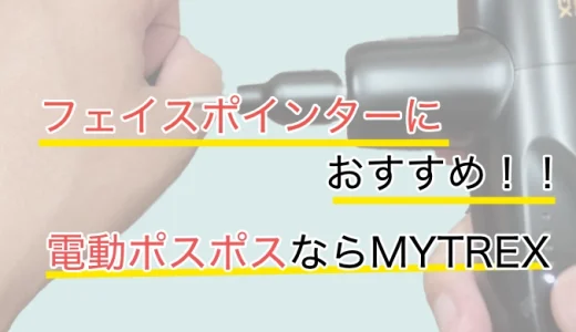 【口コミ人気】フェイスポインターにおすすめ！電動ポスポス、マイトレックス REBIVE MINI XS2