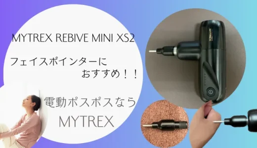 【口コミ人気】フェイスポインターにおすすめ！電動ポスポス、マイトレックス REBIVE MINI XS2