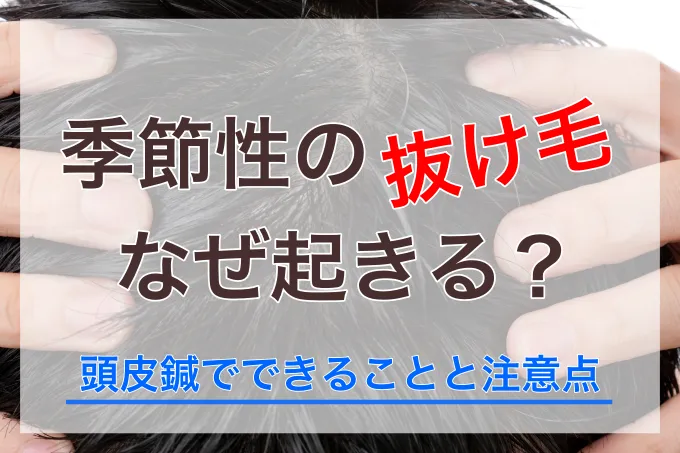 季節性の抜け毛なぜ起きる