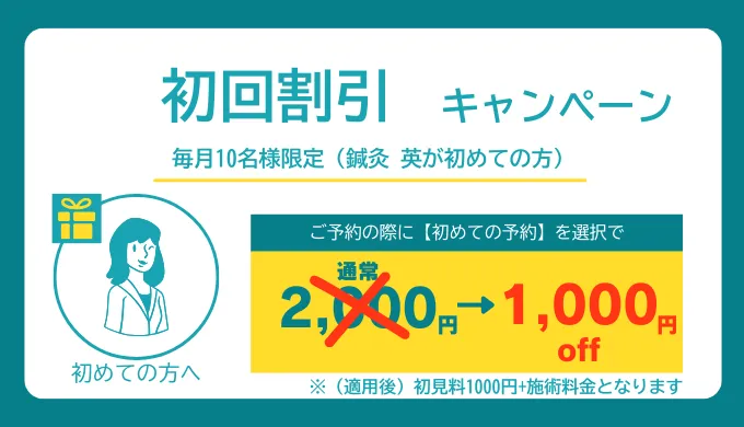 初回割引キャンペーン