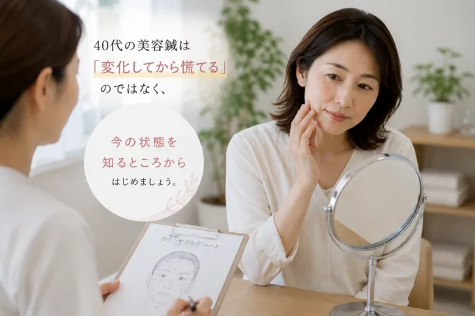 今の状態を相談している様子